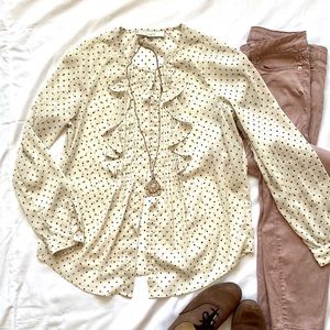 Loft | Star Ruffle Blouse